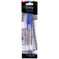BTS PEN  2s BALLPOINT CROXLEY BLUE CARDE