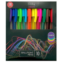 BTS PEN 10s ASST COLOURS CROXLEY B/POINT