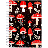 BTS NOTEBOOK A5 SPIRAL S/C MUSHROOMS