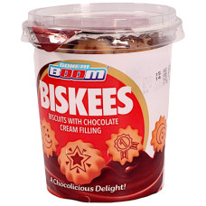 BISC BISKEES CHOCO TUB 1s 115g W/CHOC***