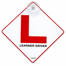 SIGN LEARNER DRIVER W/SUCTION 135X135MM