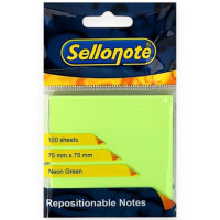 BTS STICKY NOTES 75X75 NEON GRN 100 SHTS BTS STICKY NOTES 75X75 NEON GRN 100 SHTS