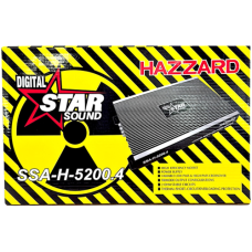 AMP 4CH 5200W S/SOUND HAZZARD