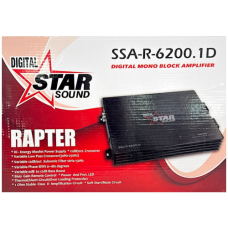 AMP 1CH 6200W S/SOUND  (SSAT16200.1D)