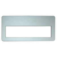 NAME BADGE MAGNETIC SILVER
