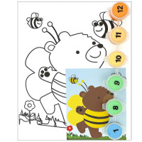 BTS CANVAS COLOUR BOARD W/PAINT