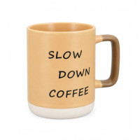 MUG COFFEE 11CM 2TONE W/SAYINGS MUG COFFEE 11CM 2TONE W/SAYINGS