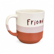 MUG COFFEE 10CM MULTI COL W/SAYING