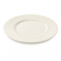 CER PLATE 26.5CM RND PLAIN CREAM W/PRINT CER PLATE 26.5CM RND PLAIN CREAM W/PRINT
