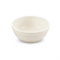 CER BOWL 11.5CM RND DEEP CREME W/DESIGN CER BOWL 11.5CM RND DEEP CREME W/DESIGN