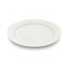 CER PLATE 25CM PLAIN CREME