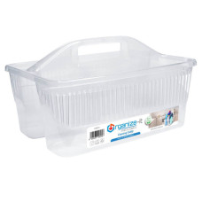 PL CLEANING CADDY W/HANDLE CLEAR