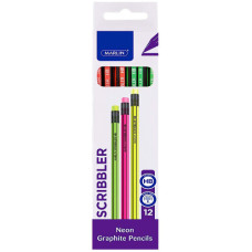 BTS PENCIL 12s HB MARLIN NEON GRAPHITE