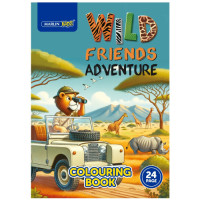 BK COLOURING  24PG WILD FRIENDS MARLIN
