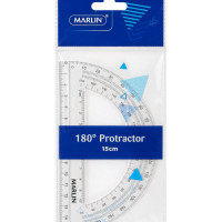 BTS PROTRACTOR 15CM 180DEG MARLIN