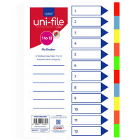 BTS FILE INDEX PVC 1-12 MARLIN