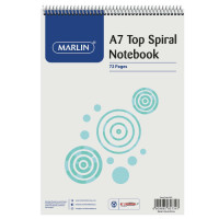 BTS NOTEBOOK A7 SPIRAL  72P MARLIN