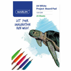 BTS PAD PAPER A4 25s WHITE PROJECT BOARD