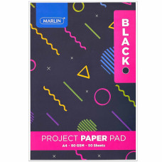 BTS PAD PAPER A4 50s BLACK MARLIN