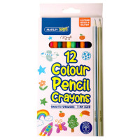 BTS COLOUR PENCIL 12s MARLIN KID+2FREE BTS COLOUR PENCIL 12s MARLIN KID+2FREE