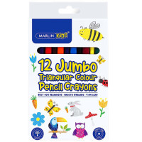 BTS COLOUR PENCIL 12s MARLIN JUMBO TRI BTS COLOUR PENCIL 12s MARLIN JUMBO TRI
