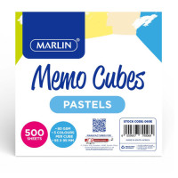 BTS CUBE MEMO PASTELS 10X10CM MARLIN BTS CUBE MEMO PASTELS 10X10CM MARLIN