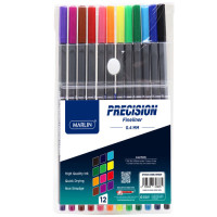 BTS PEN 12s MARLIN FINELINER ASST 0.4MM
