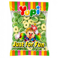 SWT SOUR APPLE RINGS YUPI 330g SWT SOUR APPLE RINGS YUPI 330g