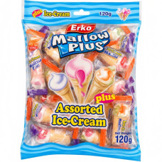 SWT ICE CREAM CONE MALLOW 24s 120g ERKO