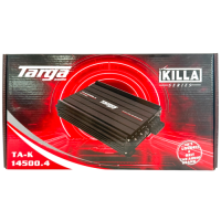 AMP 4CH 4X90W RMS TARGA KILLA*********** AMP 4CH 4X90W RMS TARGA KILLA***********