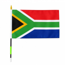 SOUTH AFRICA FLAG 14*21CM W/STICK*****