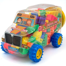 PUZZLE SCHOOL BUS W/BLOCKS