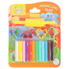 PLAY DOUGH 12 COLOUR KITCHEN CUTTER SET
