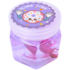 TOY SLIME DOLPHIN+CRYSTALS OCTAGON SHAPE