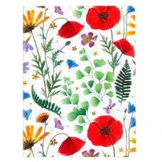 BTS NOTEPAD A5 S/C 50P FLOWERS