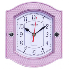 CLK WALL 18X22CM OBLONG GOLD TELEPOINT