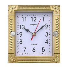 CLK WALL 18X20CM SQR TELEPOINT