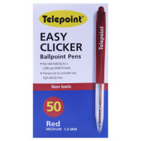 BTS PEN 50s TELEPOINT EASY CLICKER RED
