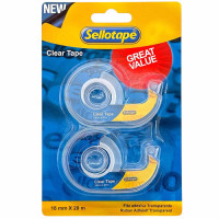 BTS TAPE W/DISPENSER 2s SELLOTAPE