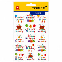 BTS STICKER HAPPY BIRTHDAY METALLIC 75s BTS STICKER HAPPY BIRTHDAY METALLIC 75s