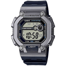 WT CASIO GTS DIGITAL SQ DUAL TIME GREY