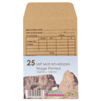 ENVELOPE 25s WAGE PRINTED S/S TELEPOINT