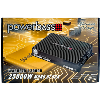 AMP 1CH 25000W POWERBASS 1OHM