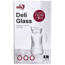 GLW JUG 1.8L CLEAR W/DESIGN&LID