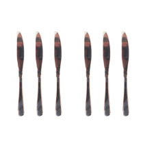 KITCHEN KNIFE SET 6PC S/S PLAIN