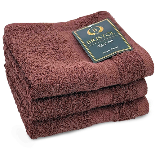 TOWEL EGY GUEST BROWN 30X50CM BRISTOL