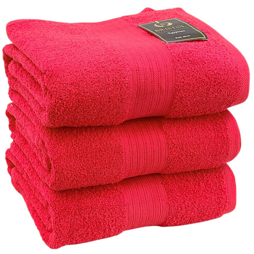 TOWEL EGY BATH SHEET RED 90X150CM BRISTO TOWEL EGY BATH SHEET RED 90X150CM BRISTO