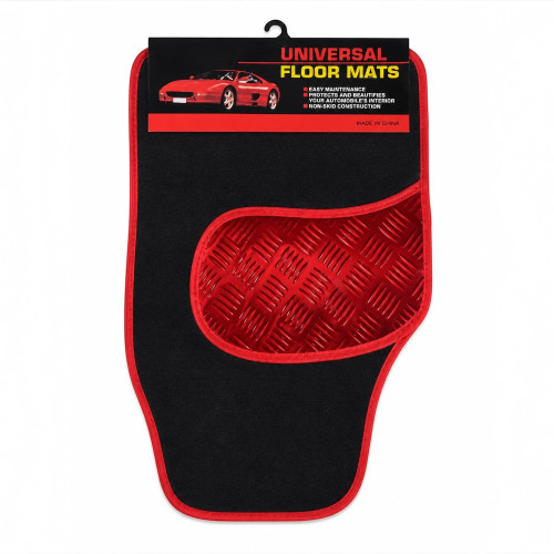 CAR MAT SET UNIVERSAL 4PCS CAR MAT SET UNIVERSAL 4PCS