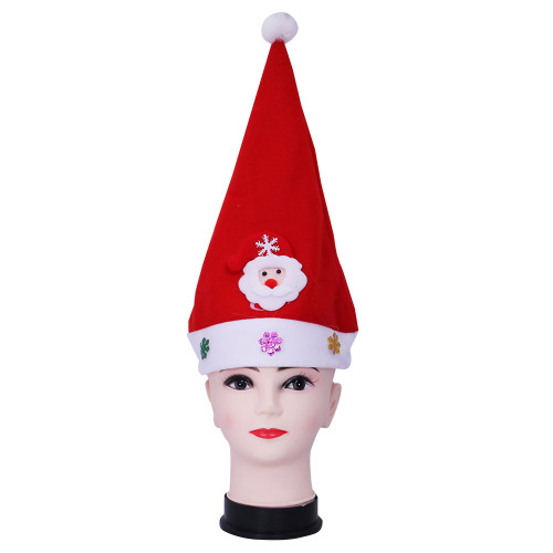XM SANTA HAT W/GLITTER SNOWFLAKE/SANTA XM SANTA HAT W/GLITTER SNOWFLAKE/SANTA