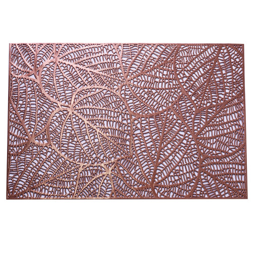 PLACEMAT 45X30CM RECT W/LEAF PATTERN PLACEMAT 45X30CM RECT W/LEAF PATTERN